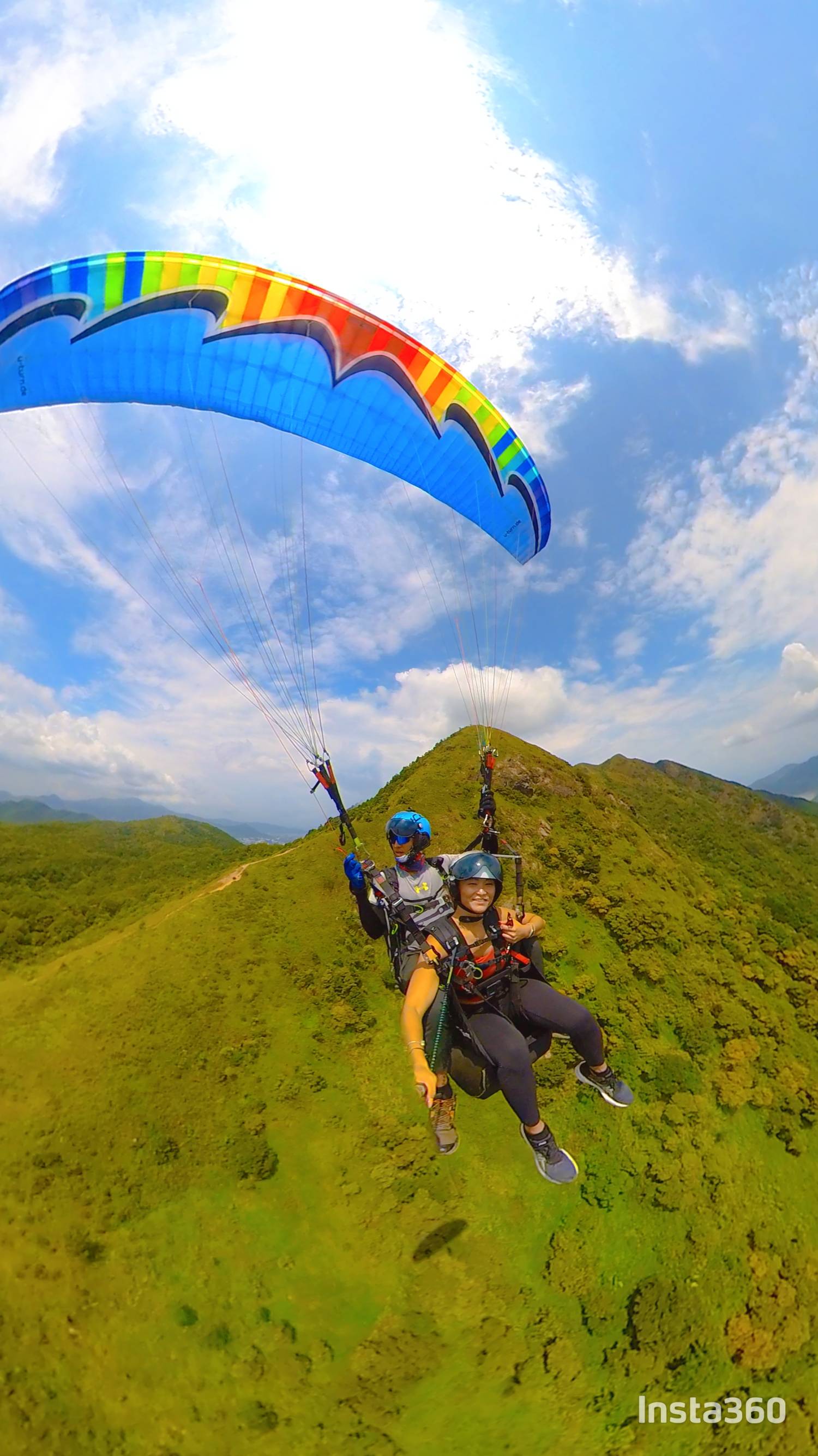 香港滑翔伞体验飞行 Tandem paragliding experience trial