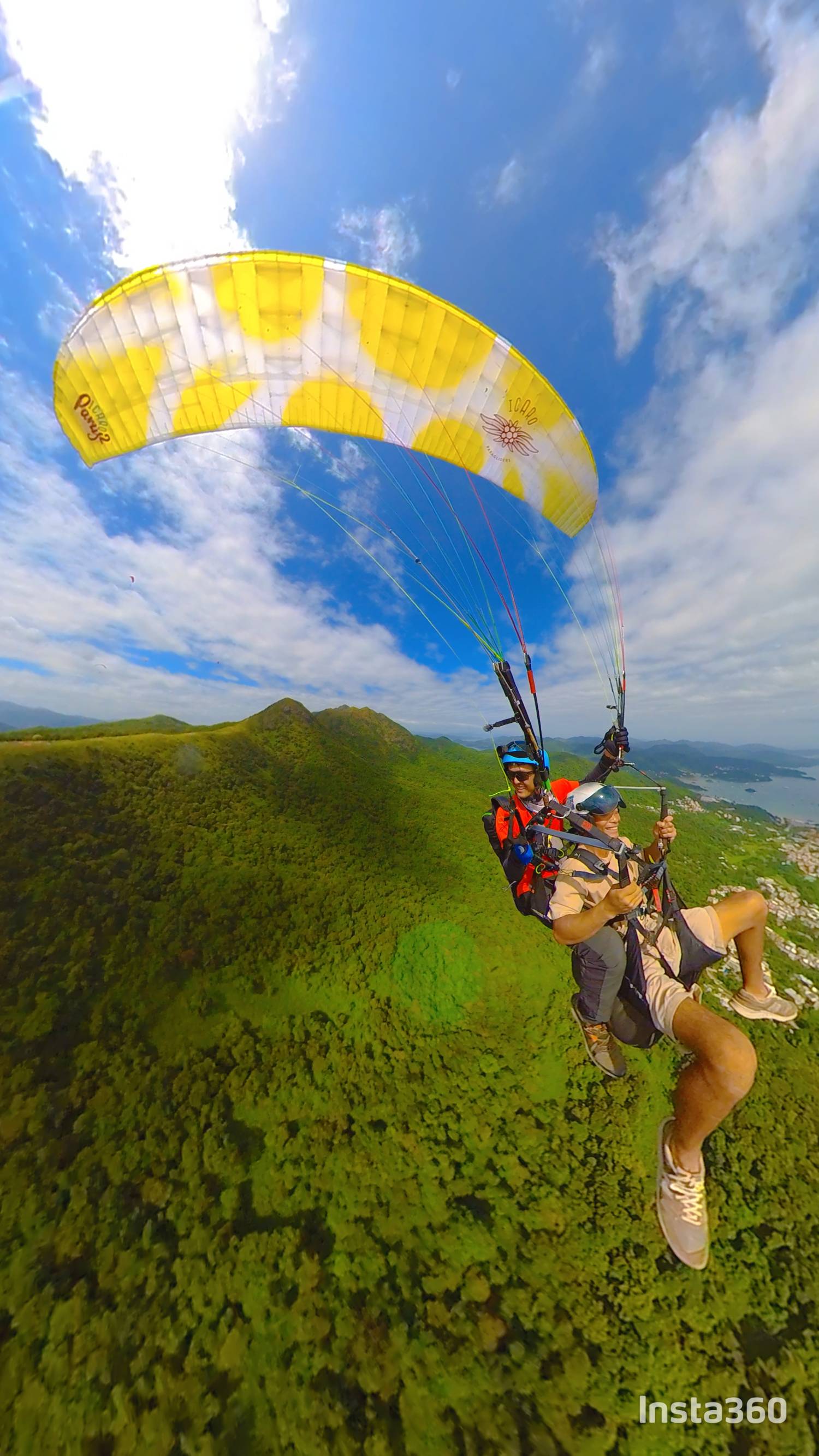 香港滑翔傘體驗飛行 Tandem paragliding experience trial