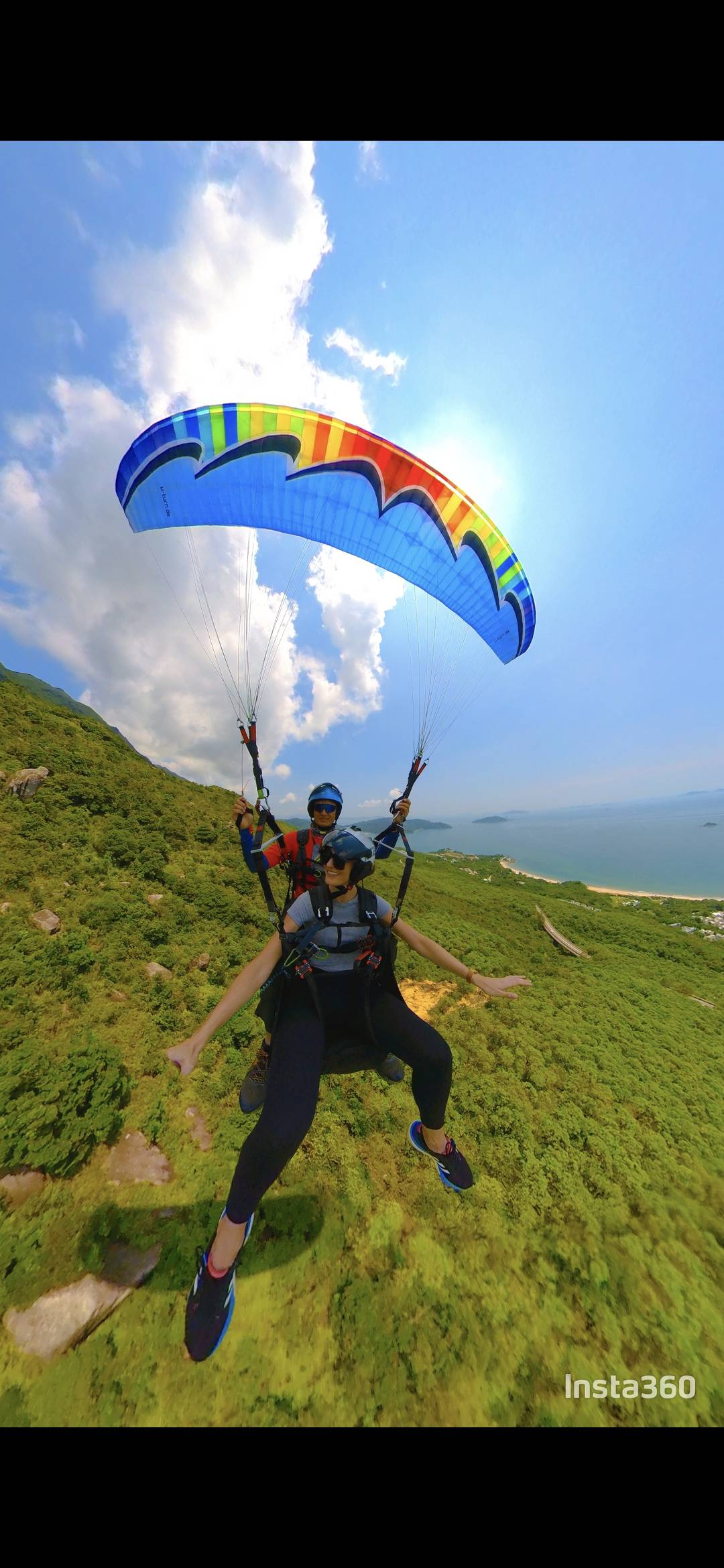 香港滑翔傘體驗飛行 Tandem paragliding experience trial