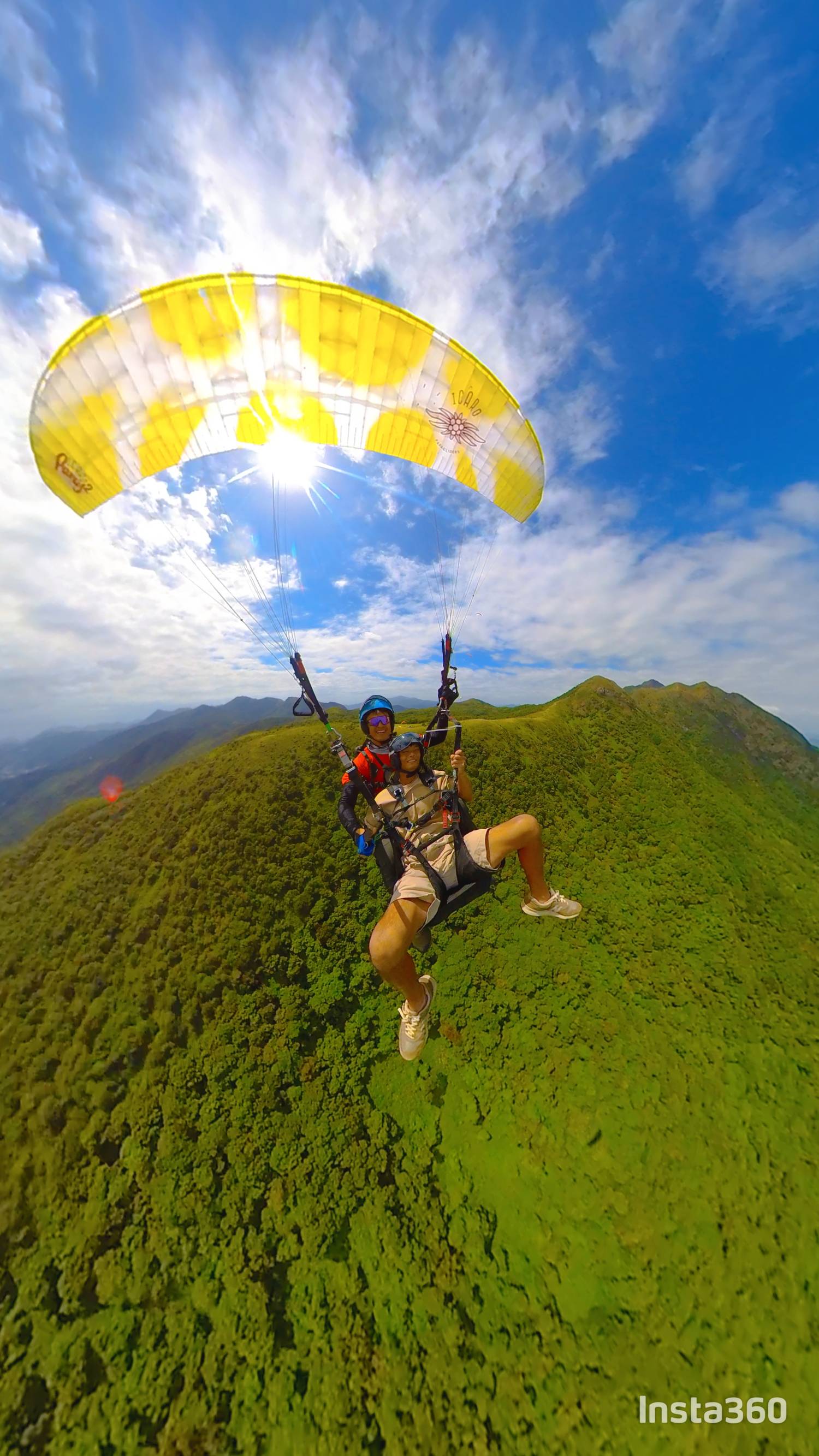 香港滑翔傘體驗飛行 Tandem paragliding experience trial