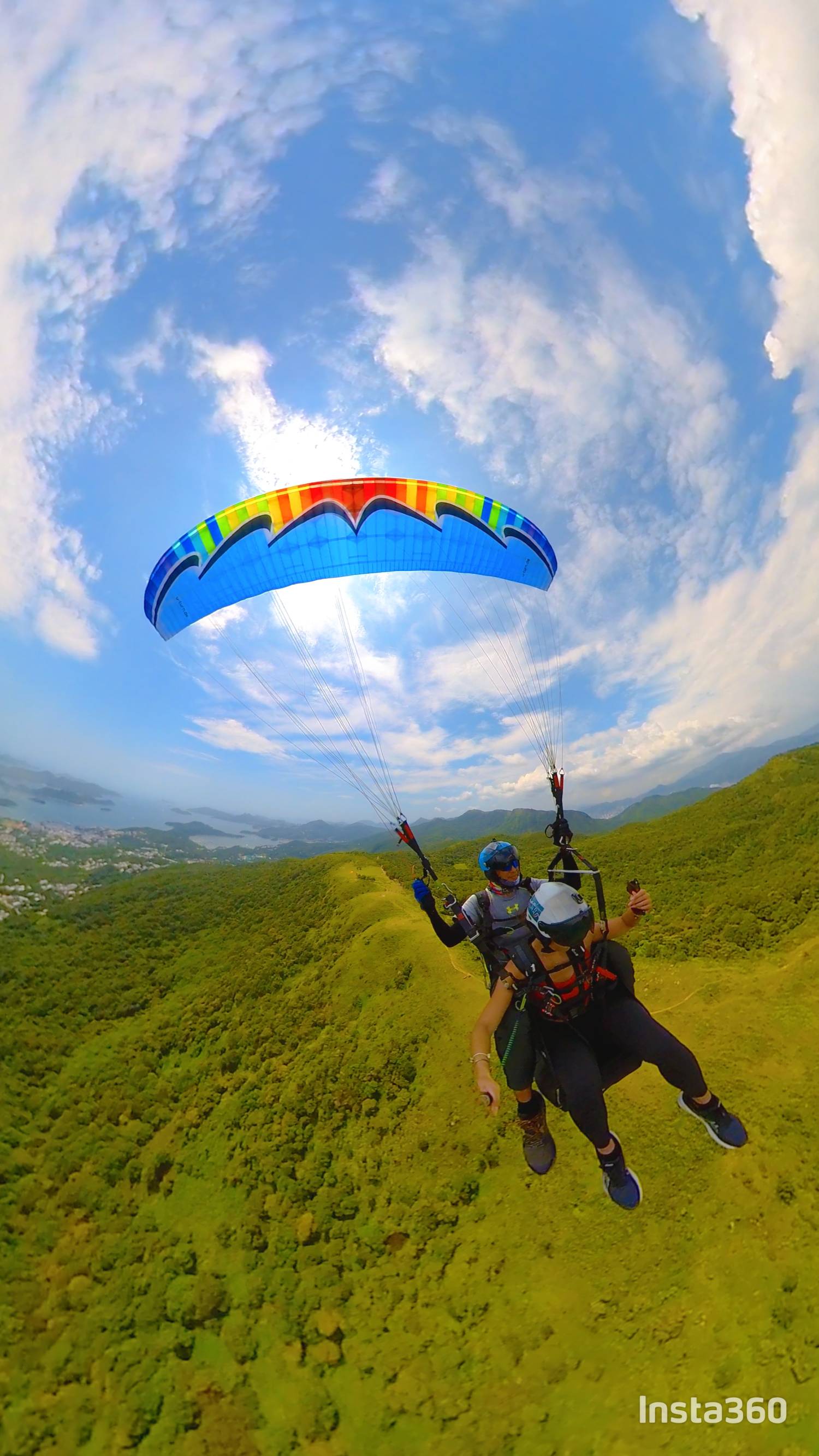香港滑翔傘體驗飛行 Tandem paragliding experience trial